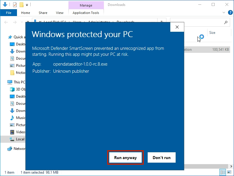 SECURITY MESSAGE STEP 2