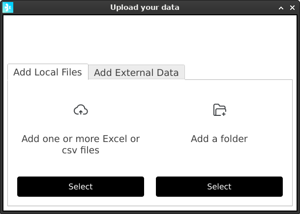 Upload files from your computer